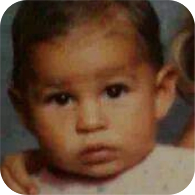 Lucy Escobar as child