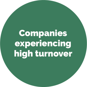 Experience high turnover circle